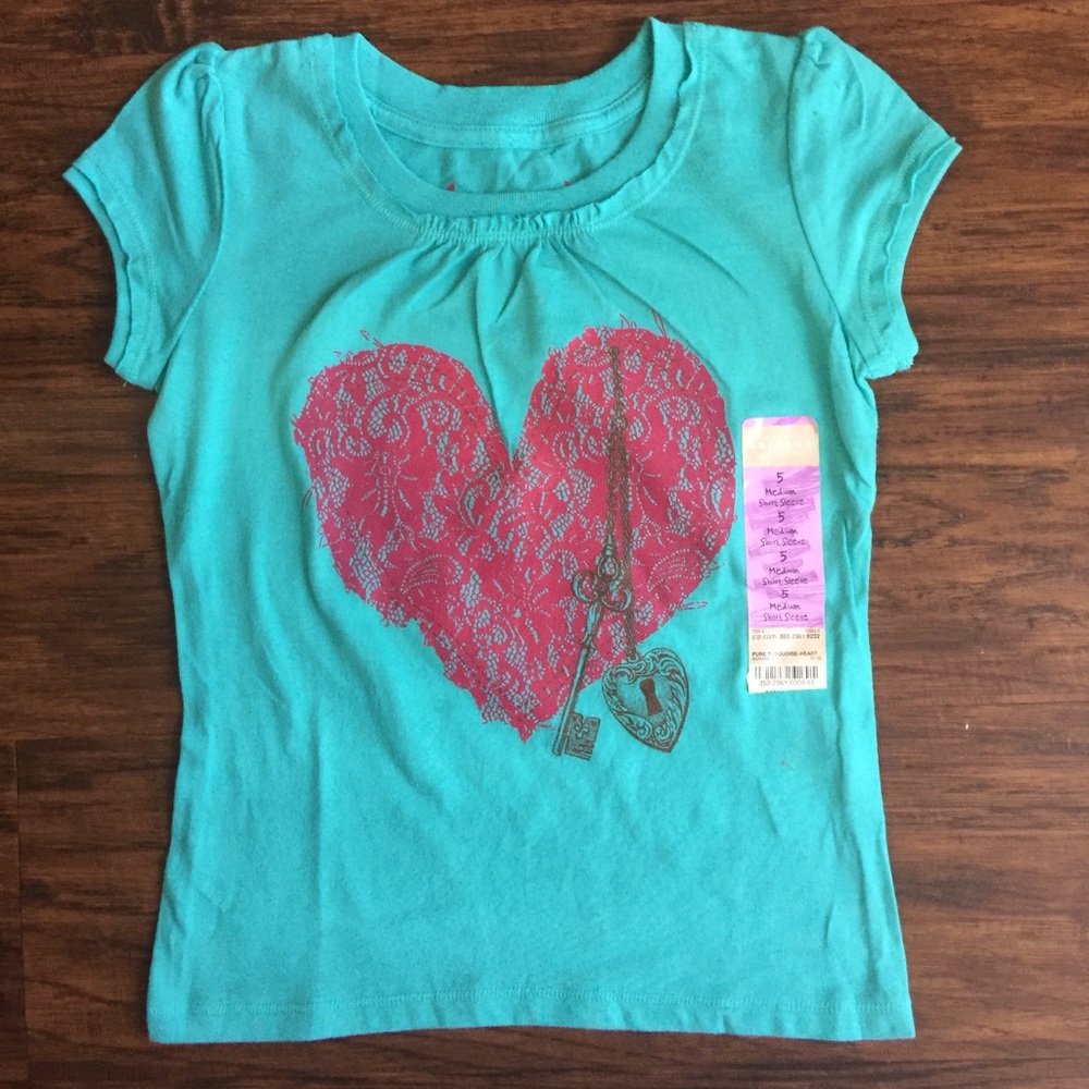 Arizona Jean Company Girls  Short Sleeve Tee 5 & 6